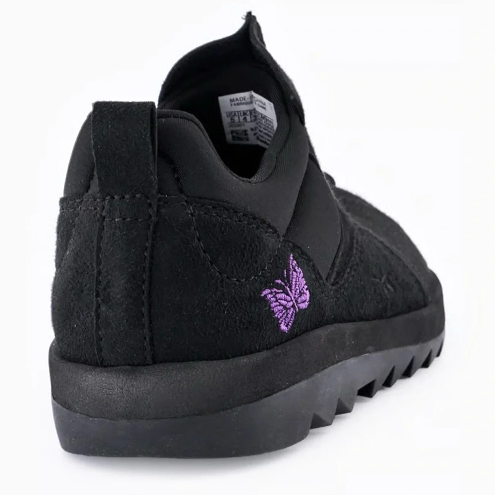 Reebok Needles Black Suede Sneakers Unisex Women’s Size 9.5 Men’s Size 8 NWOT - Picture 6 of 14